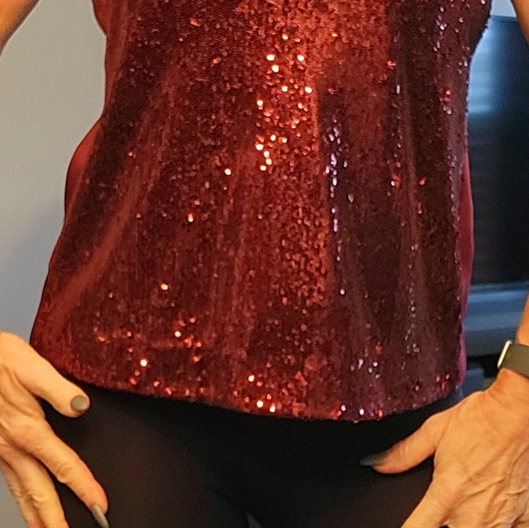 BEAUTIFUL Extremely Shimmering Rich Burgundy Colour. SHOW STOPPER - Picture 2 of 4